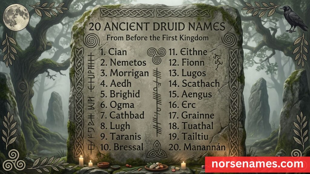 Ancient Druid Names