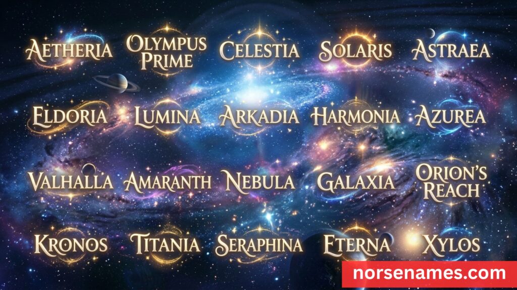 Celestial and Divine World Names