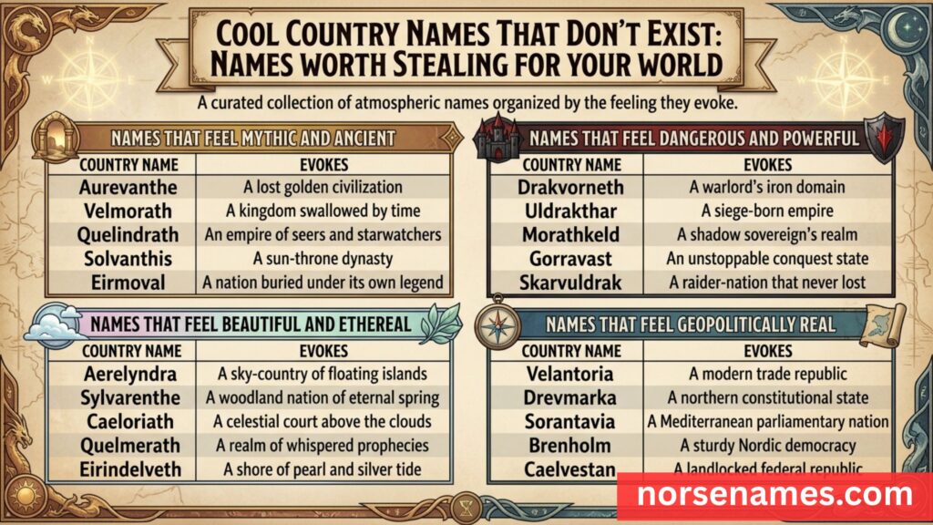 Cool Country Names That Don't Exist