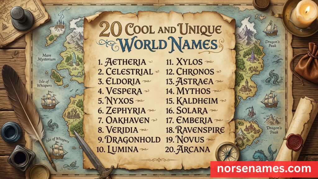 Cool and Unique World Names