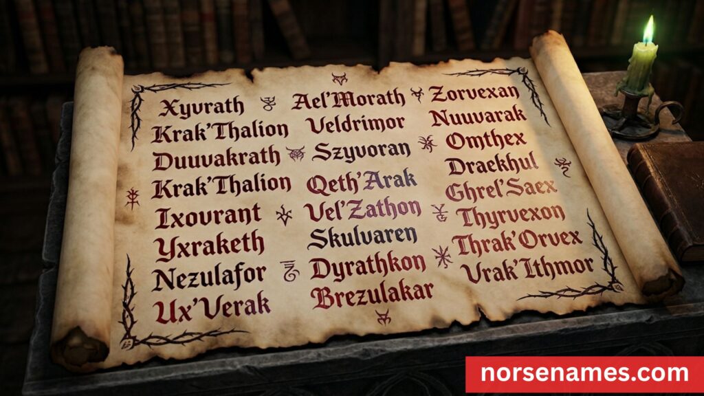 Demon Names