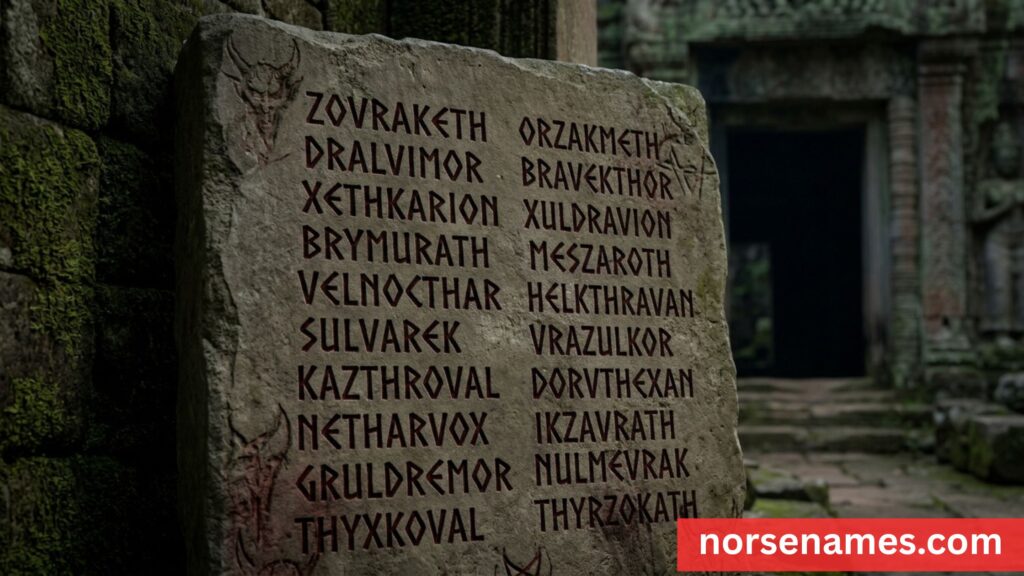 Demon Names Male