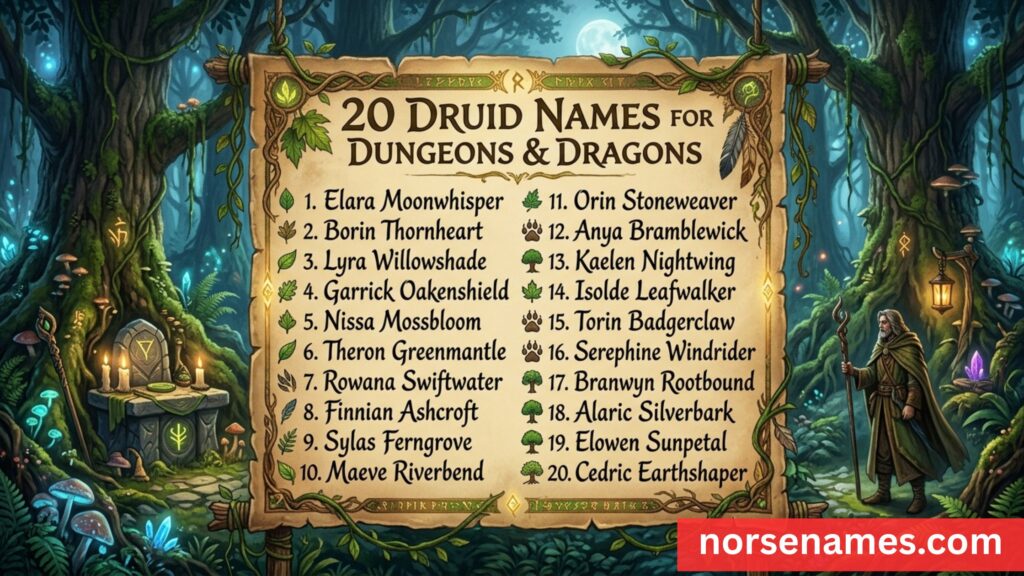 Druid Names DnD