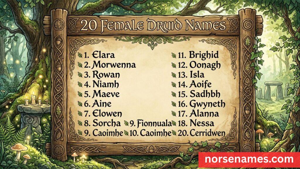 Druid Names Female
