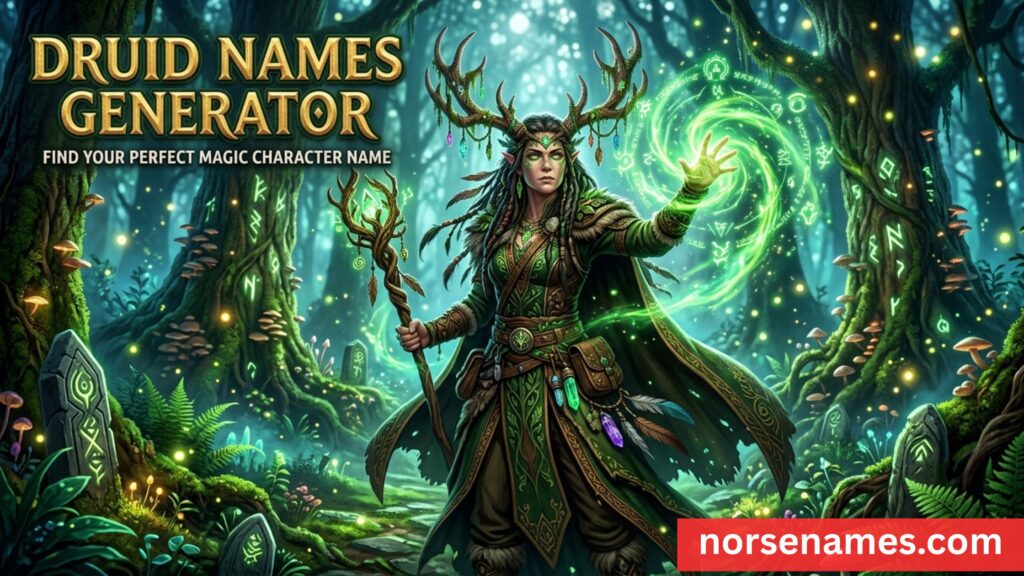 Druid Names Generator