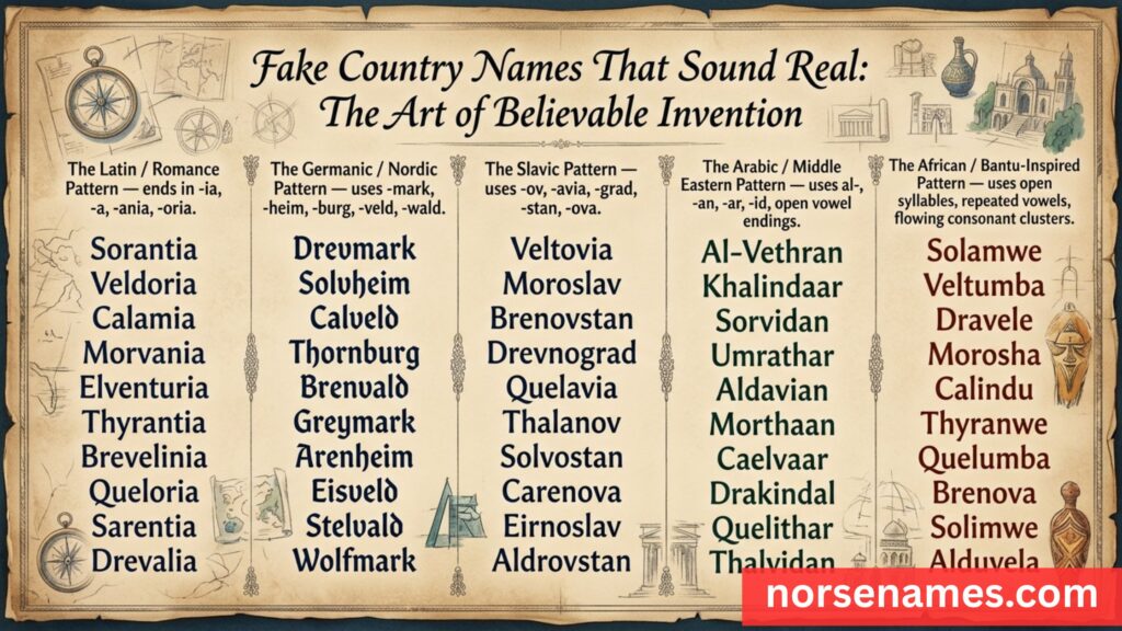 Fake Country Names That Sound Real