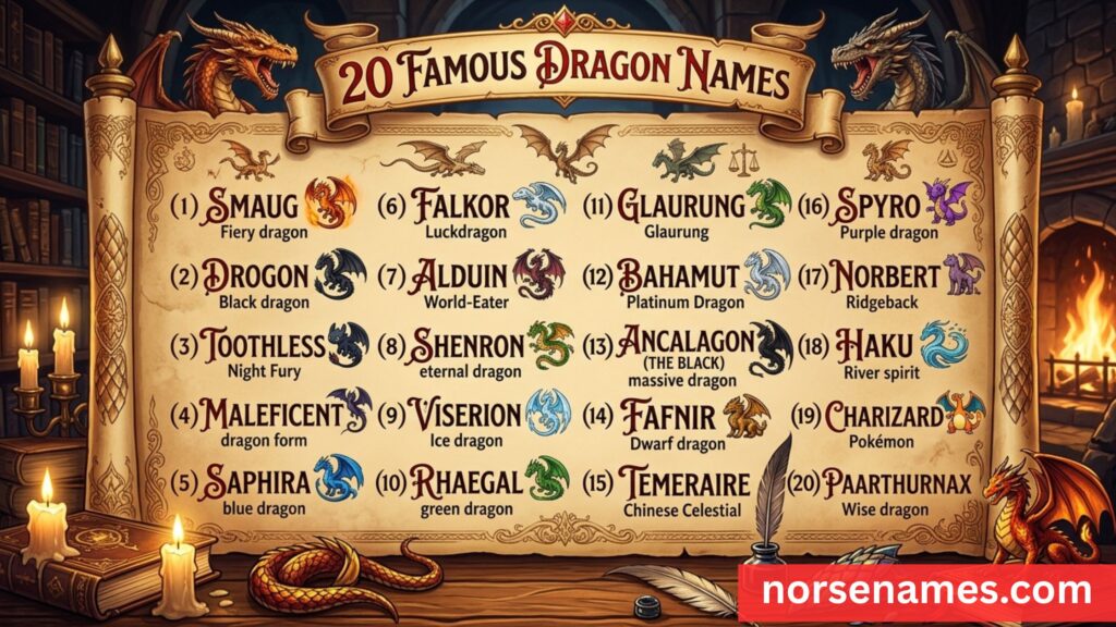 Famous Dragon Names