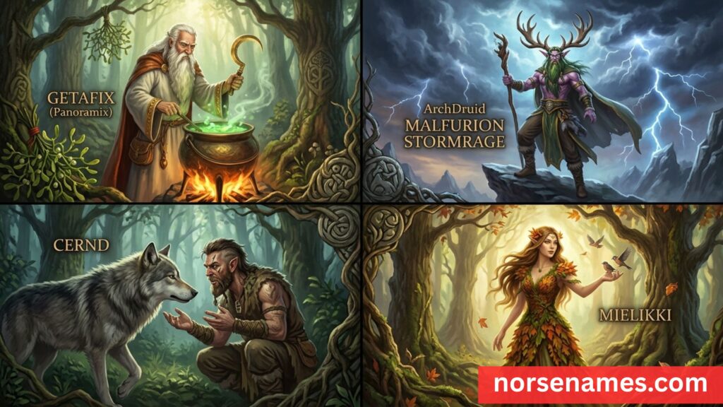 Famous Druid Names From Literature and Games