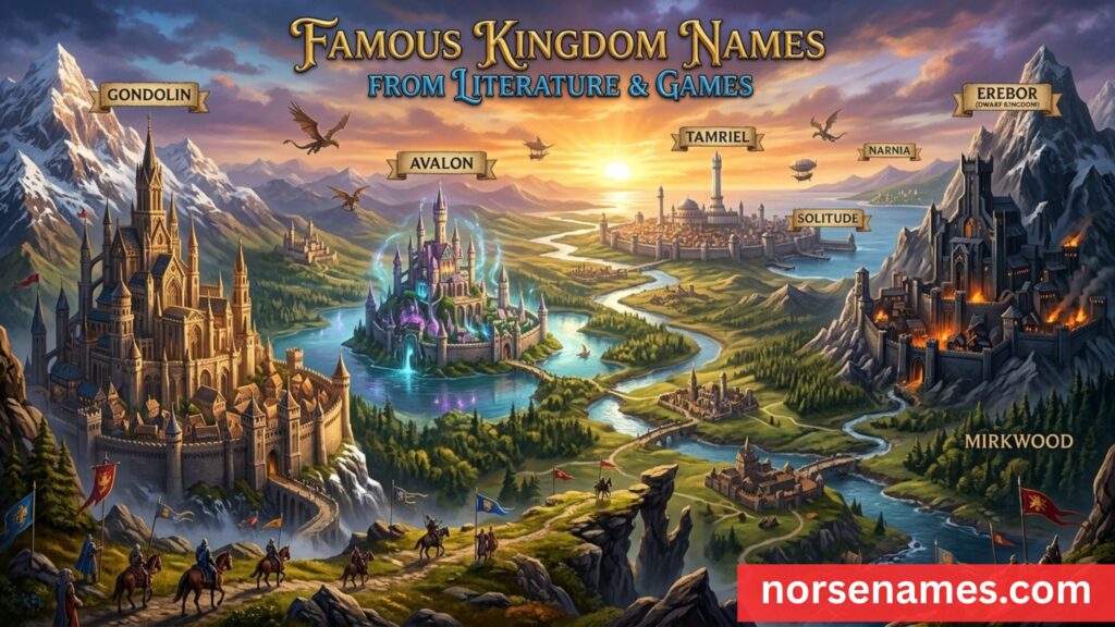 Famous Kingdom Names From Literature & Games