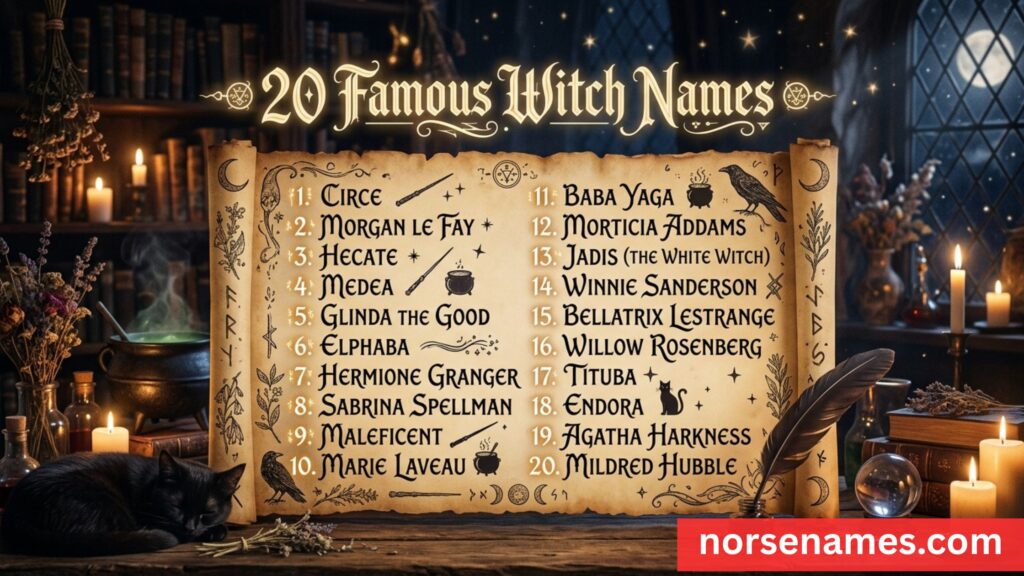 Famous Witch Names