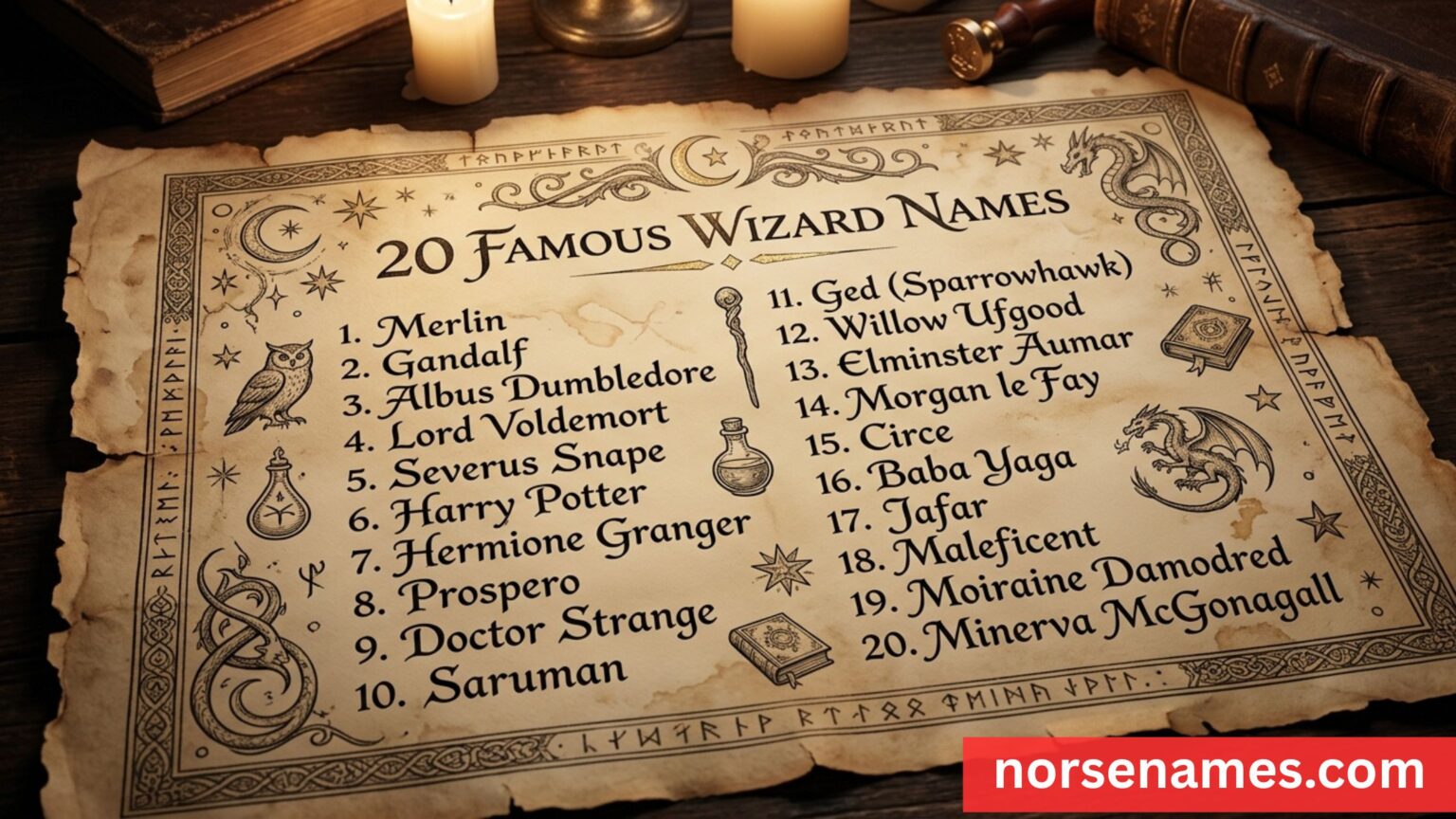 1000+ Wizard Names: Fantasy, Powerful, Cool & Unique Mage Name Ideas ...