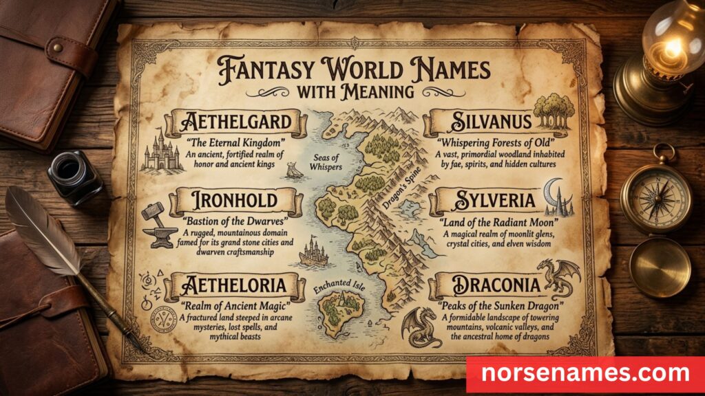 Fantasy World Names With Meaning