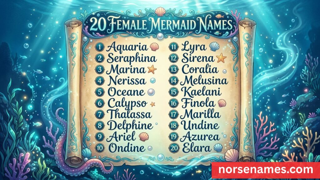Female Mermaid Names