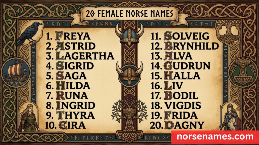 Female Norse Names 