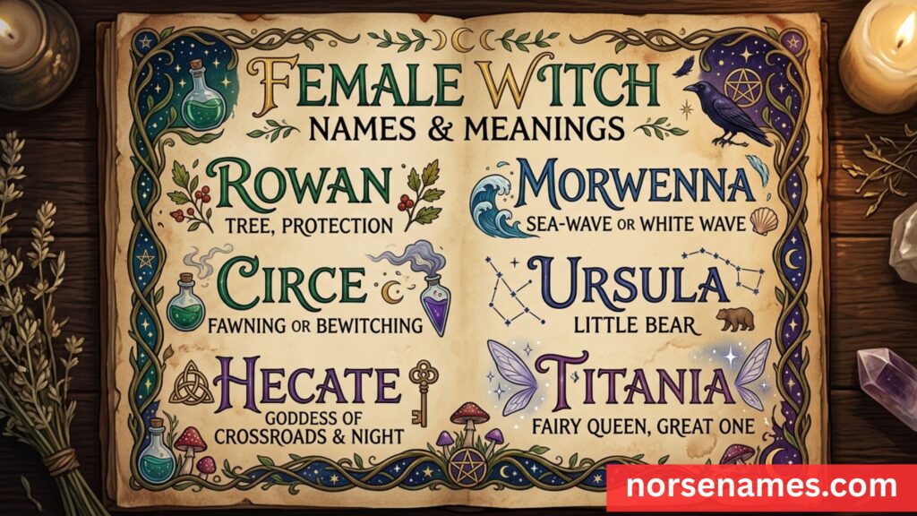 Female Witch Names and Meanings