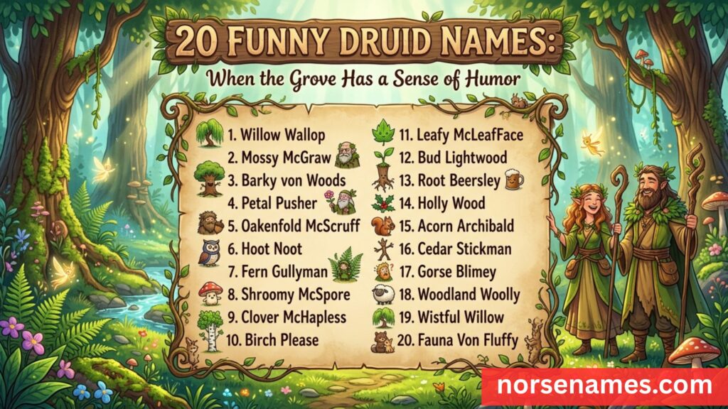 Funny Druid Names