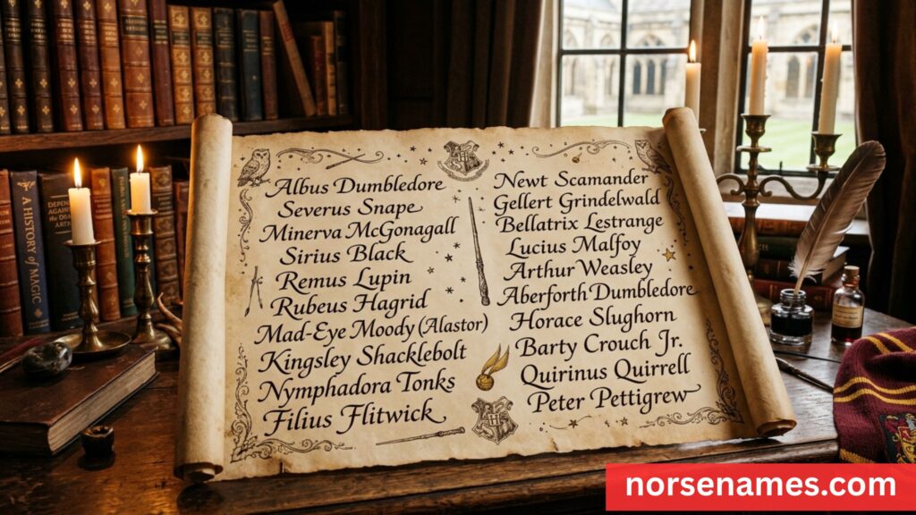 Harry Potter Wizard Names
