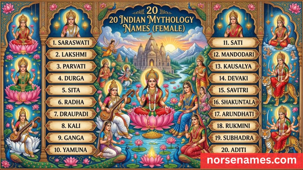 Indian Mythology Names Female