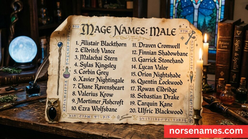 Mage Names Male