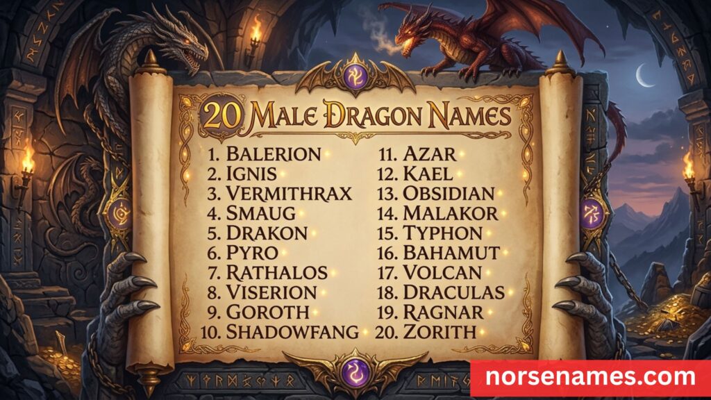 Male Dragon Names