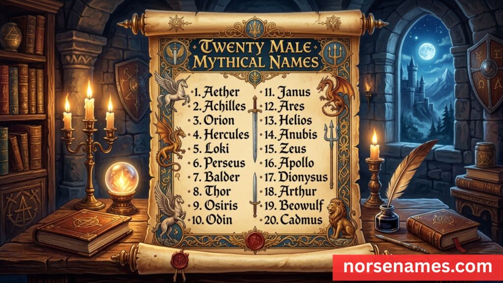 Male Mythical Names