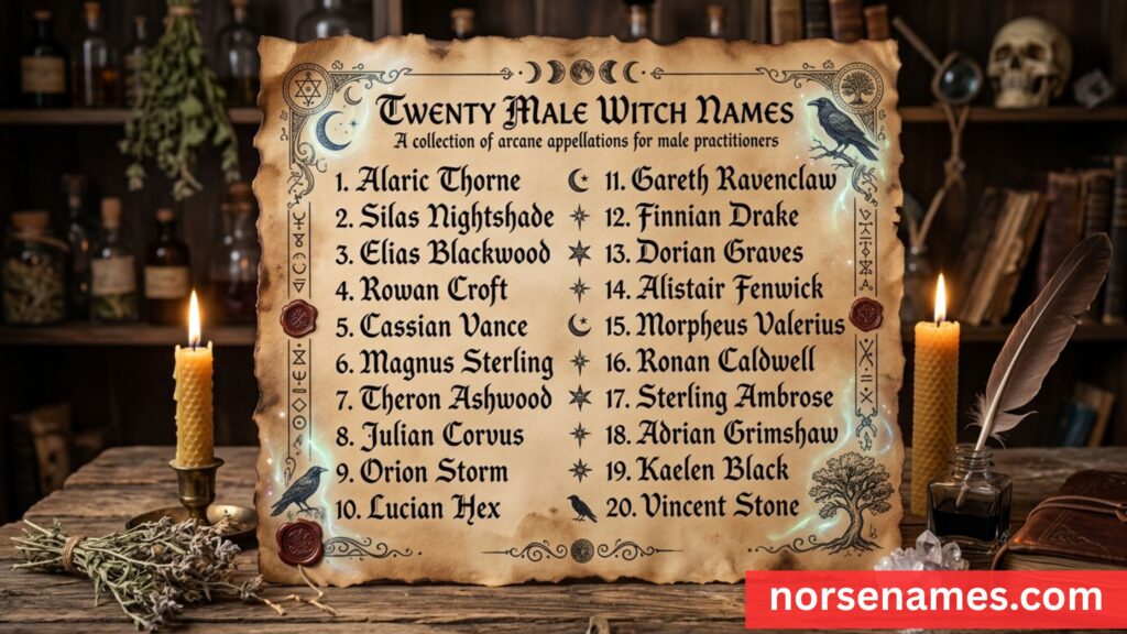 Male Witch Names
