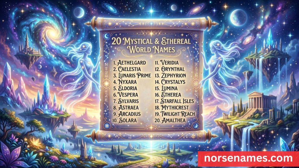 Mystical and Ethereal World Names
