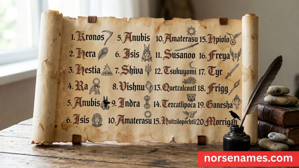 top Mythical Names