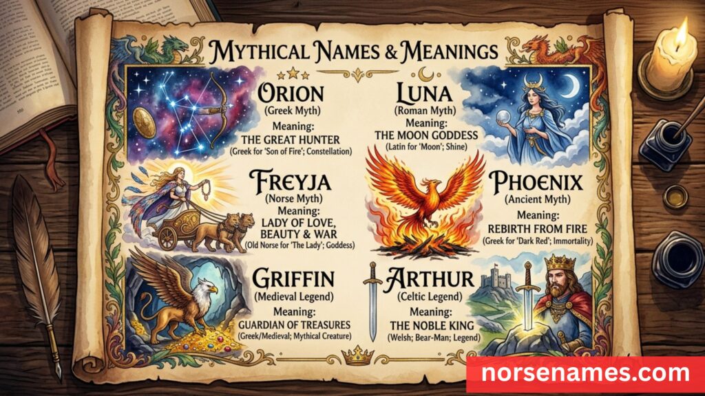 Mythical Names and Meanings