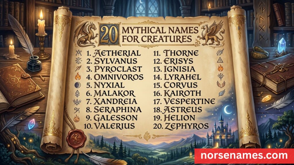 Mythical Names for Creatures