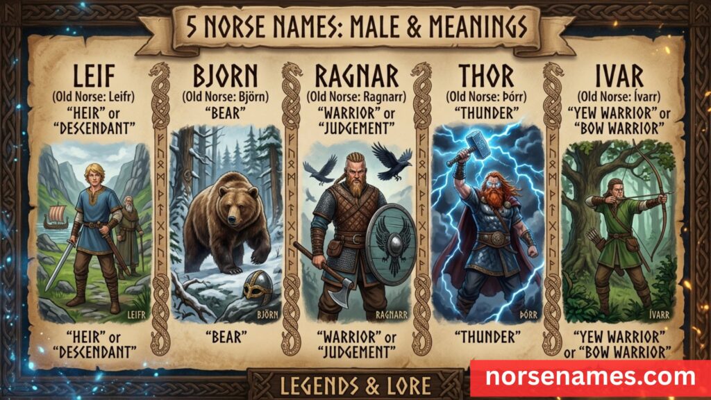 Norse Names Male and Meanings