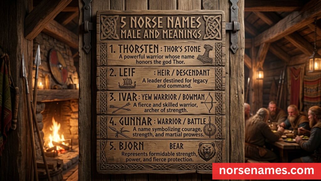 Norse Names Male with Meanings