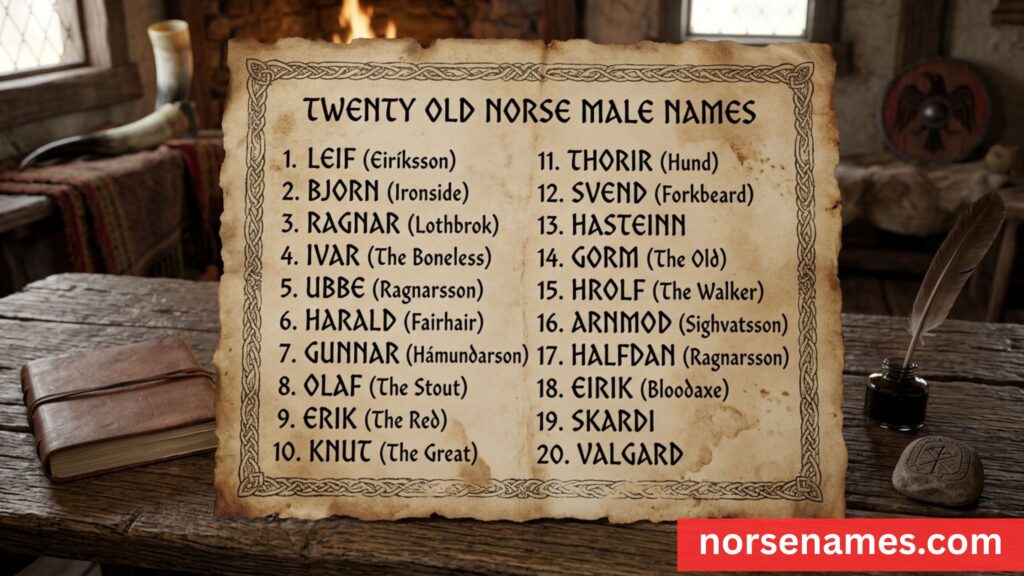 Old Norse Names Male