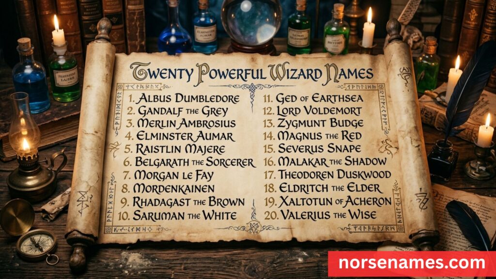 Powerful Wizard Names