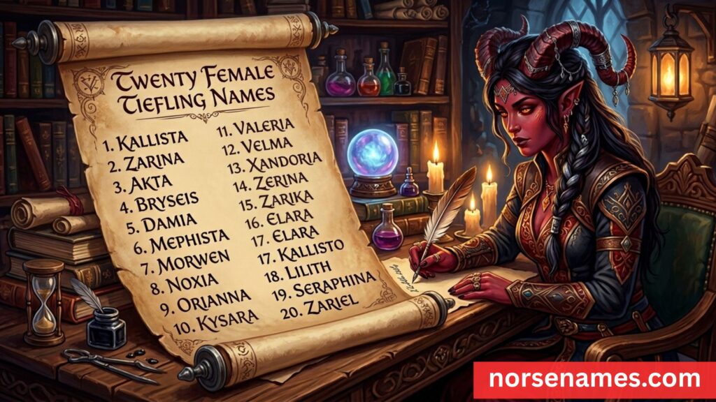 Tiefling Names female