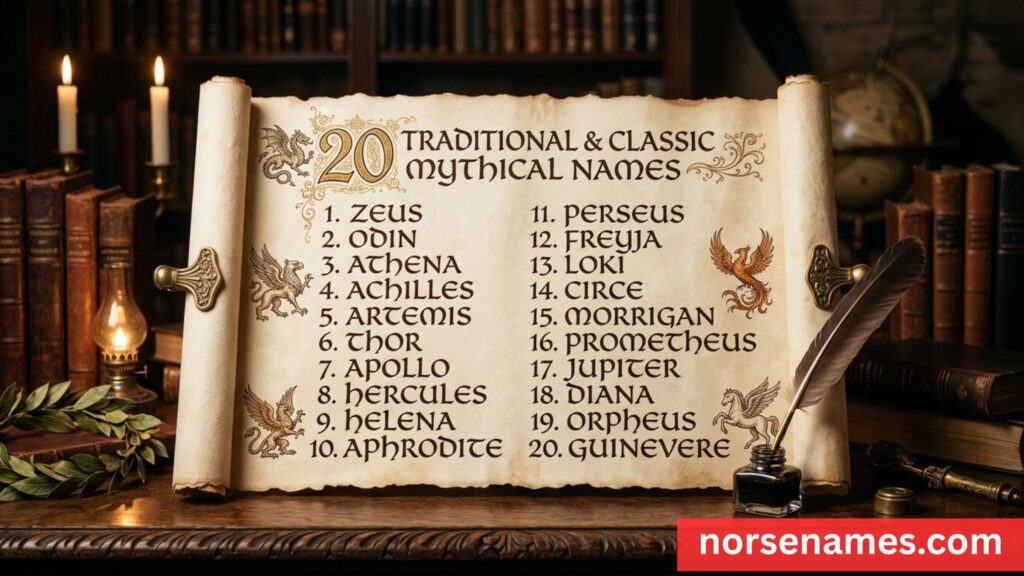 Traditional & Classic Mythical Names