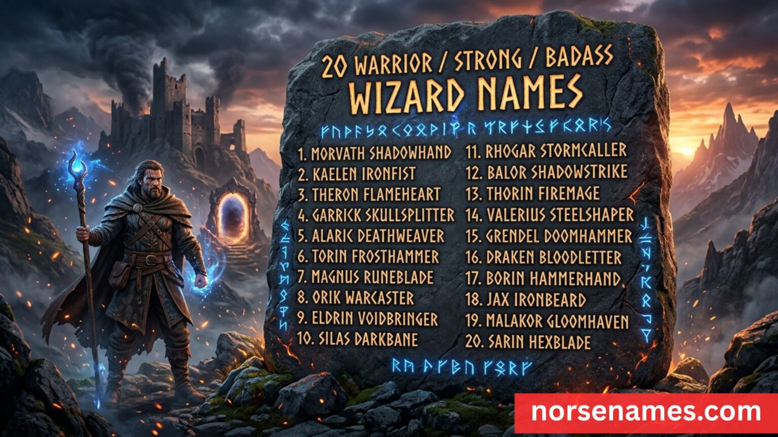 1000+ Wizard Names: Fantasy, Powerful, Cool & Unique Mage Name Ideas ...