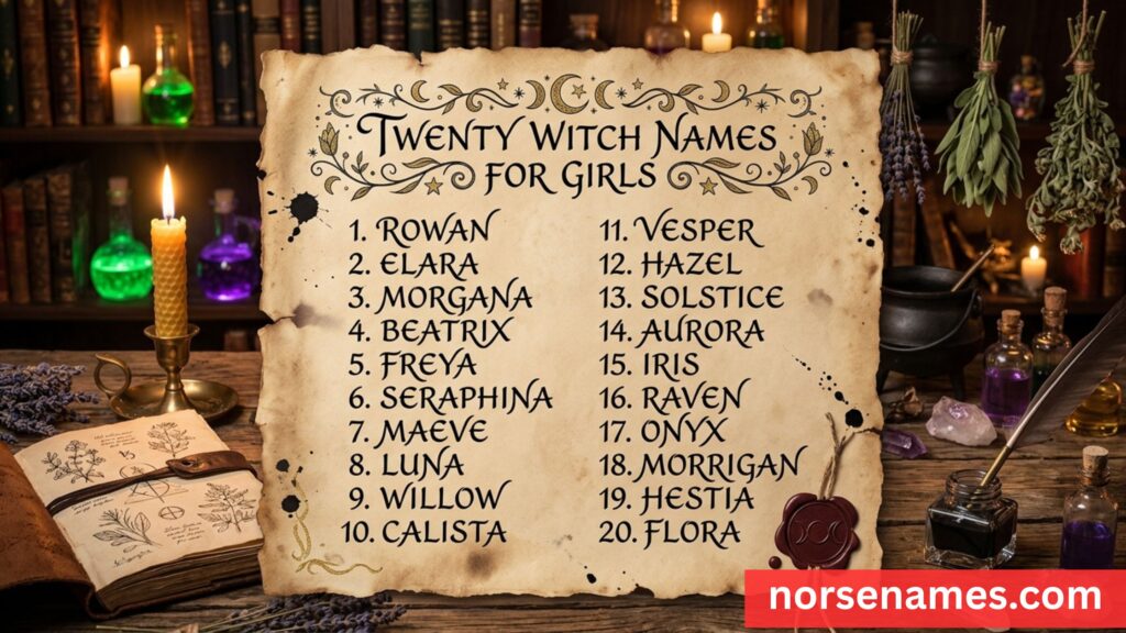 Witch Names Girl