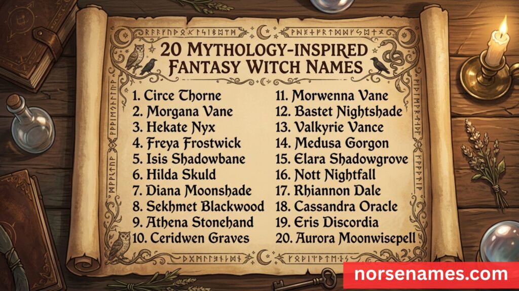 Witch Names Mythology