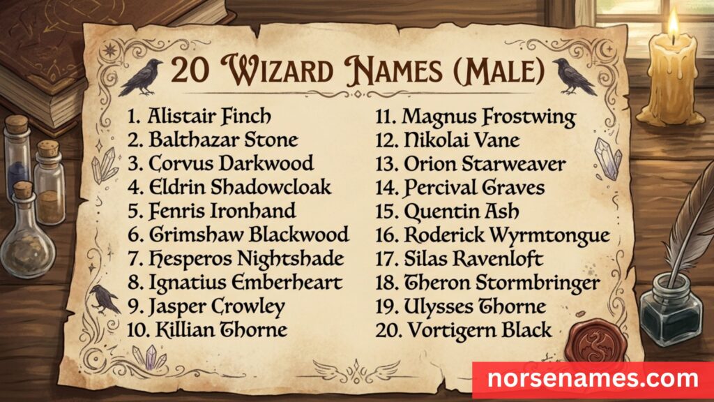 Wizard Names Male