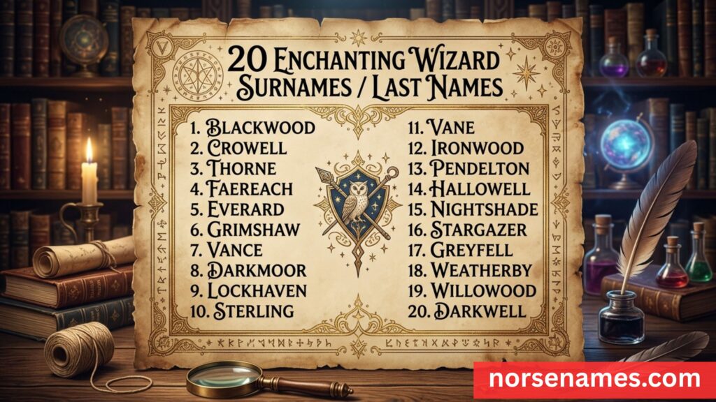 Wizard Surnames / Last Names