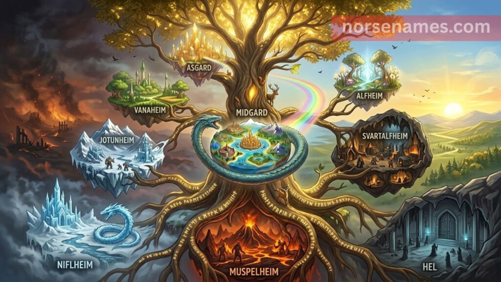 9 Realms in Norse Mythology