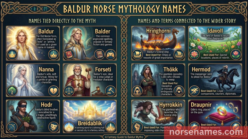 Baldur Norse Mythology Names