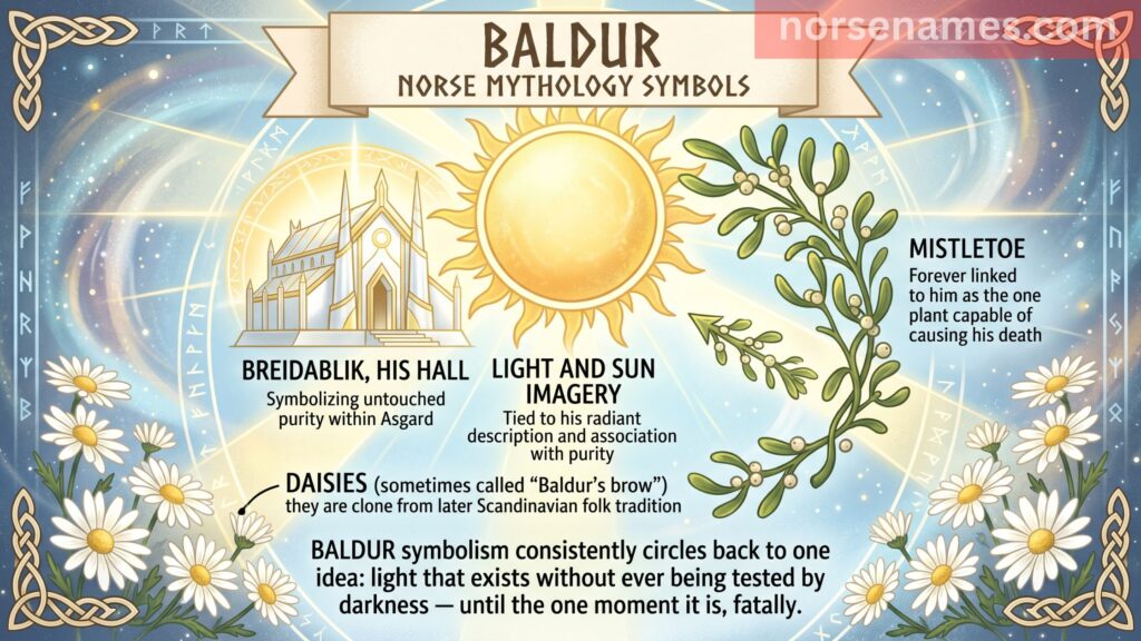 Baldur Norse Mythology Symbols
