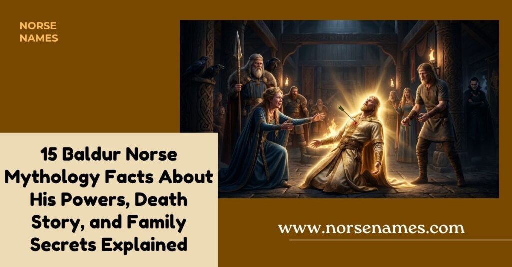 Baldur Norse Mythology death scene with Loki and mistletoe betrayal