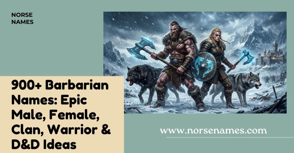 Barbarian Names