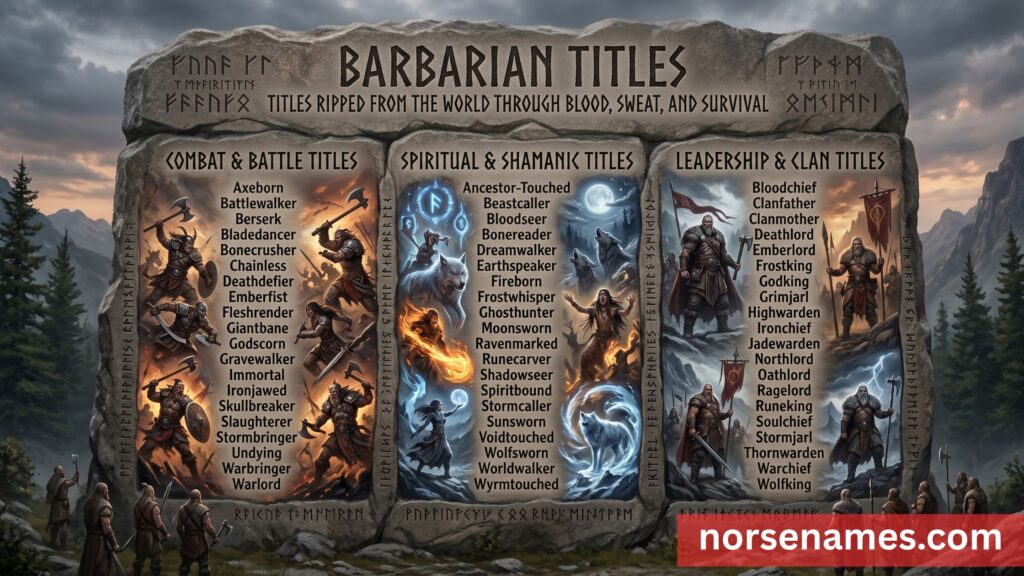 Barbarian Titles