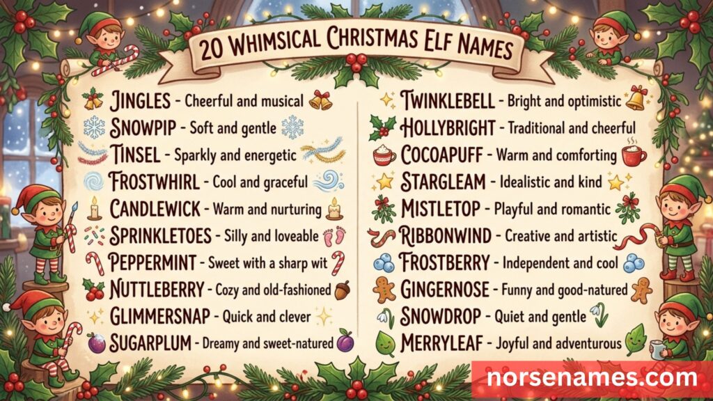 Christmas Elf Names