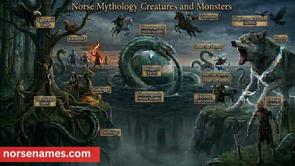 Complete Norse Mythology Creatures List