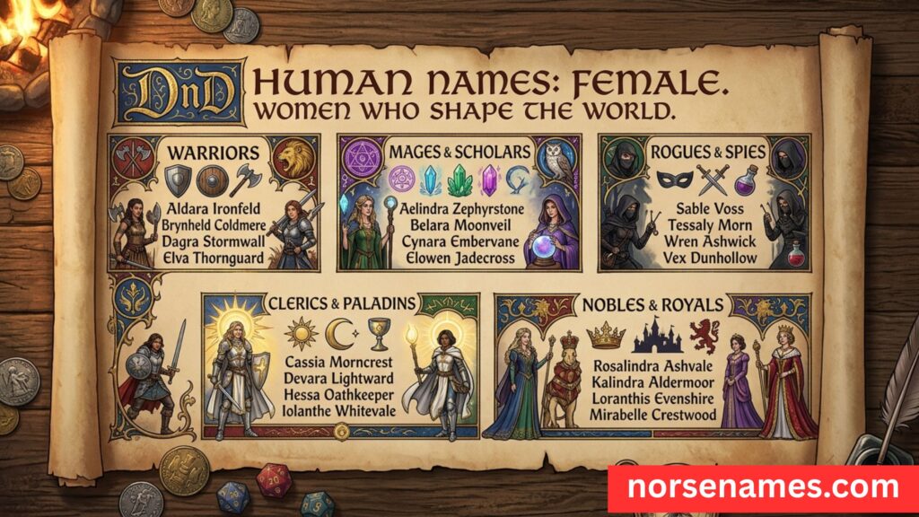 DnD Human Names female